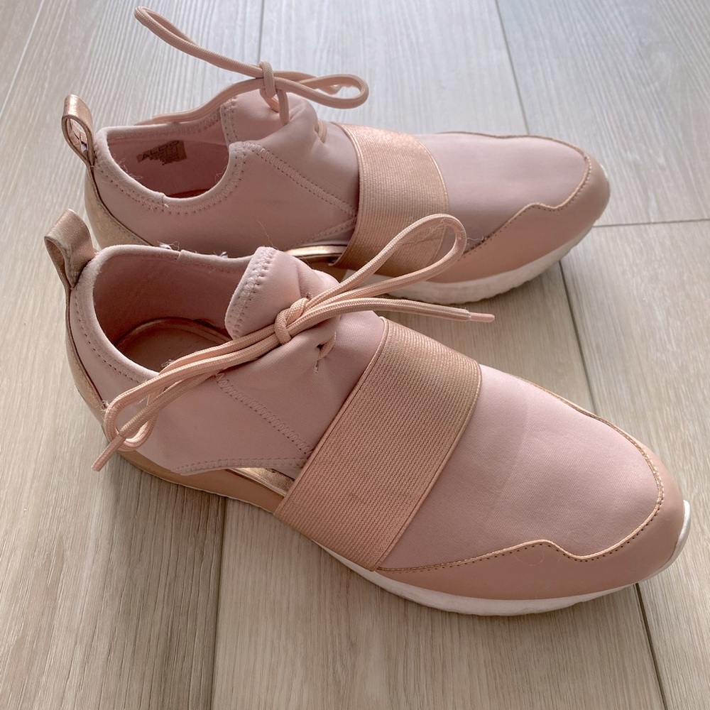 Aldo Rose Gold/Pink/Nude Jogger Sneakers
